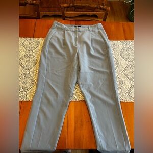 Express - Women’s Trousers - High Rise Ankle Pants Size 12 Long in Light Blue